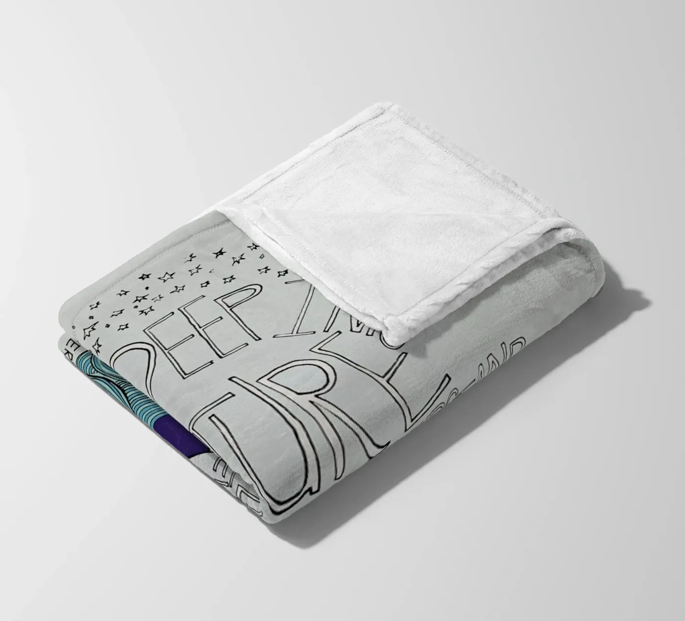 Einstein Nature Fleecedecke von Leah Flores