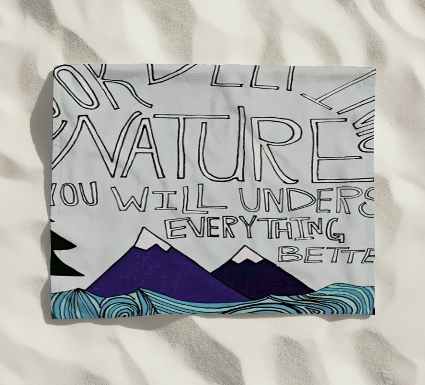 Einstein Nature telo mare da Leah Flores