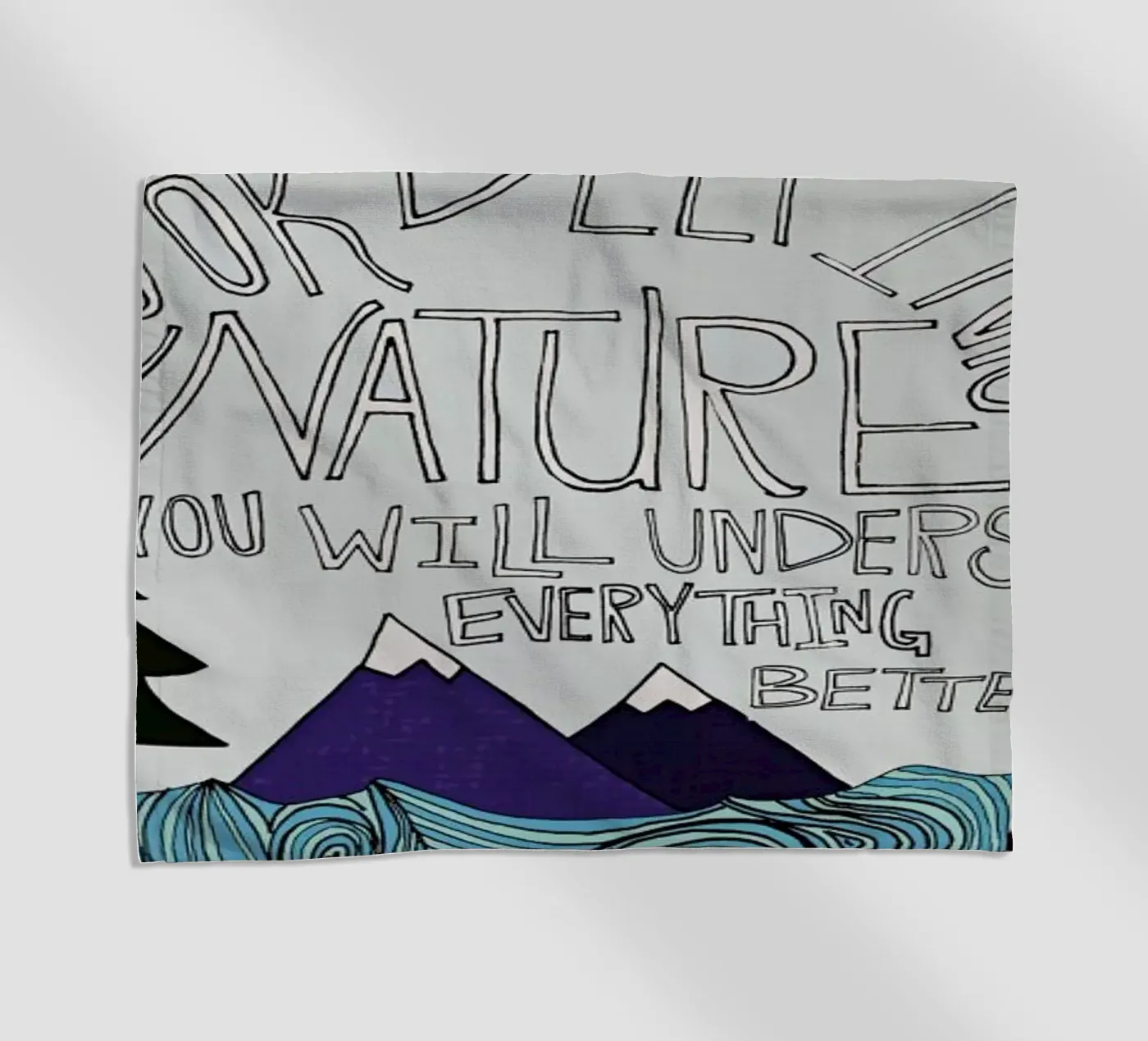 Einstein Nature telo mare da Leah Flores