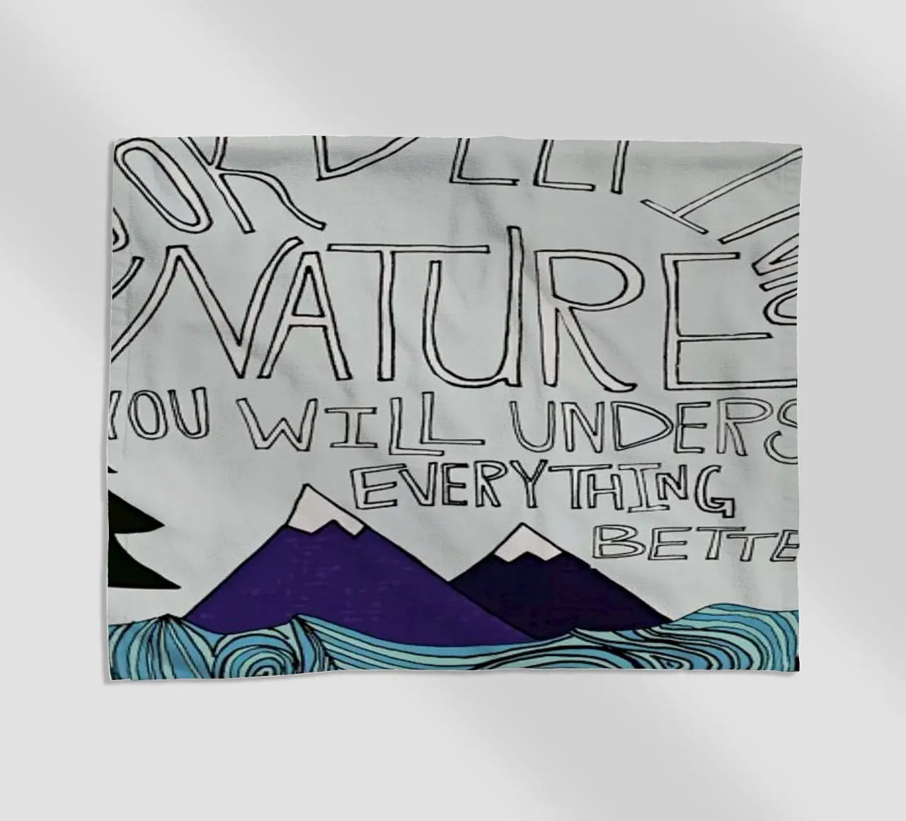 Einstein Nature telo mare da Leah Flores