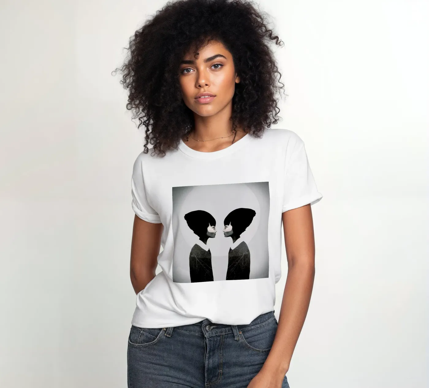 A Reflection dames t-shirt getailleerd van Ruben Ireland