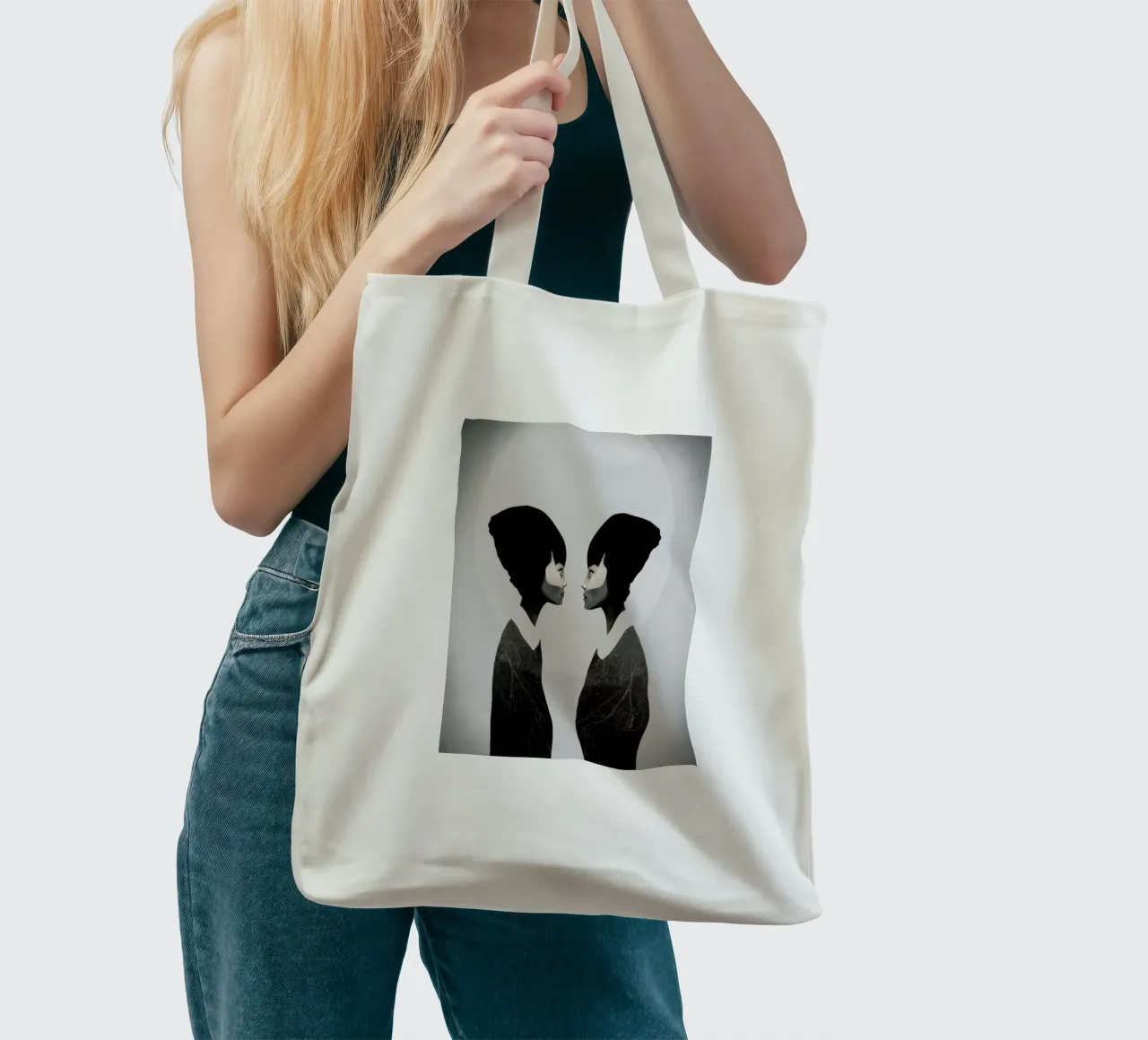 A Reflection tote bag by Ruben Ireland