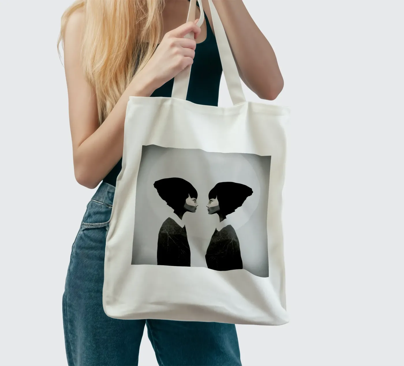 A Reflection tote bag by Ruben Ireland