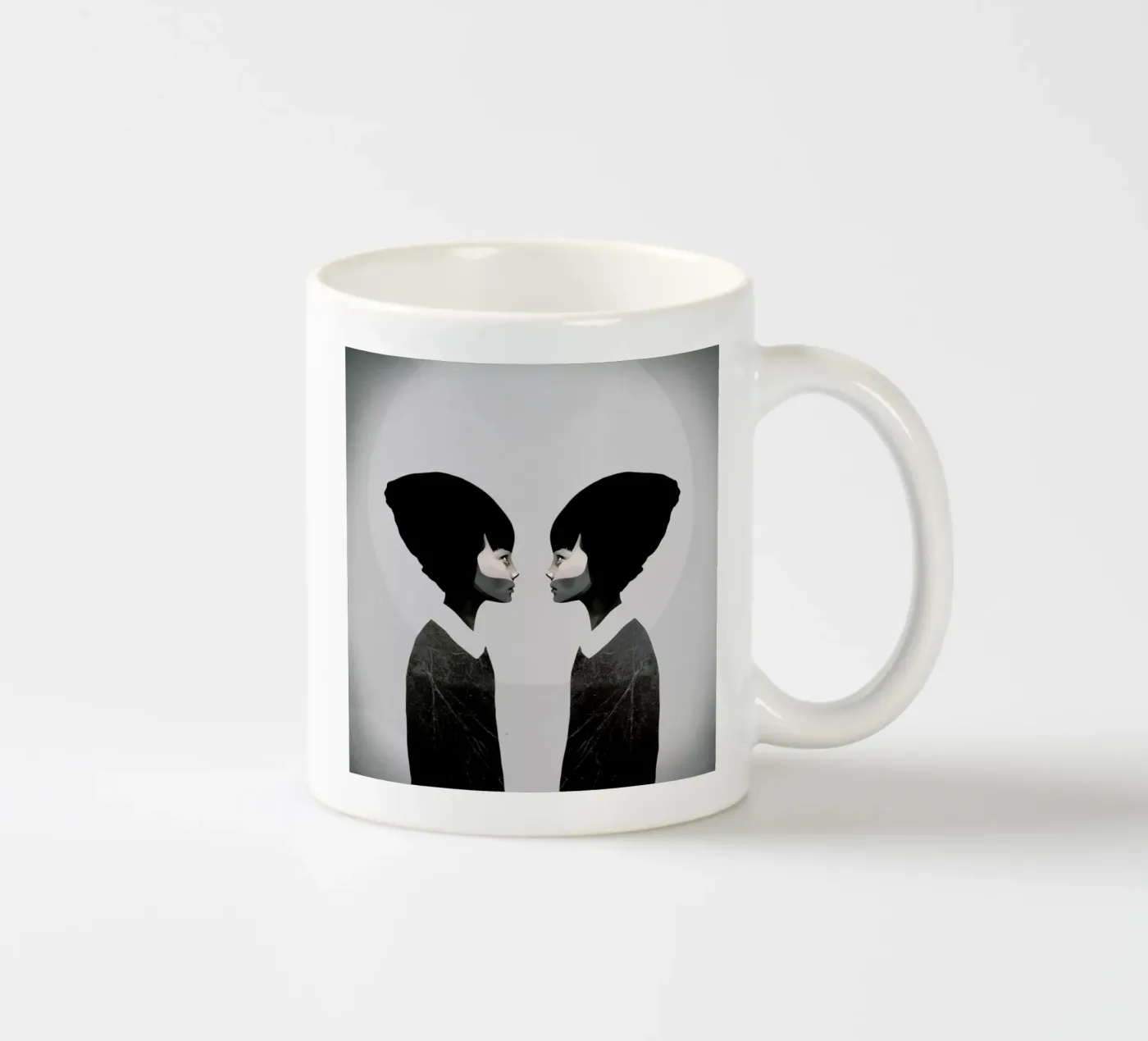 A Reflection ceramic mug by Ruben Ireland