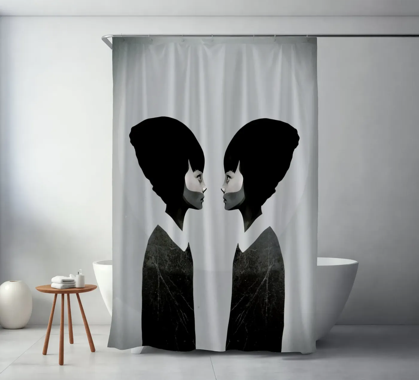 A Reflection douchegordijn van Ruben Ireland