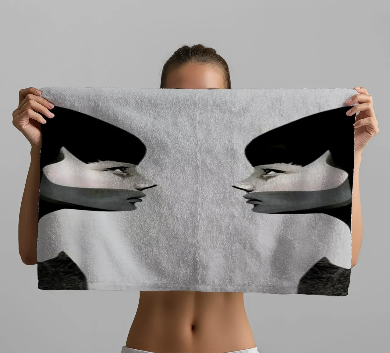 A Reflection towel by Ruben Ireland