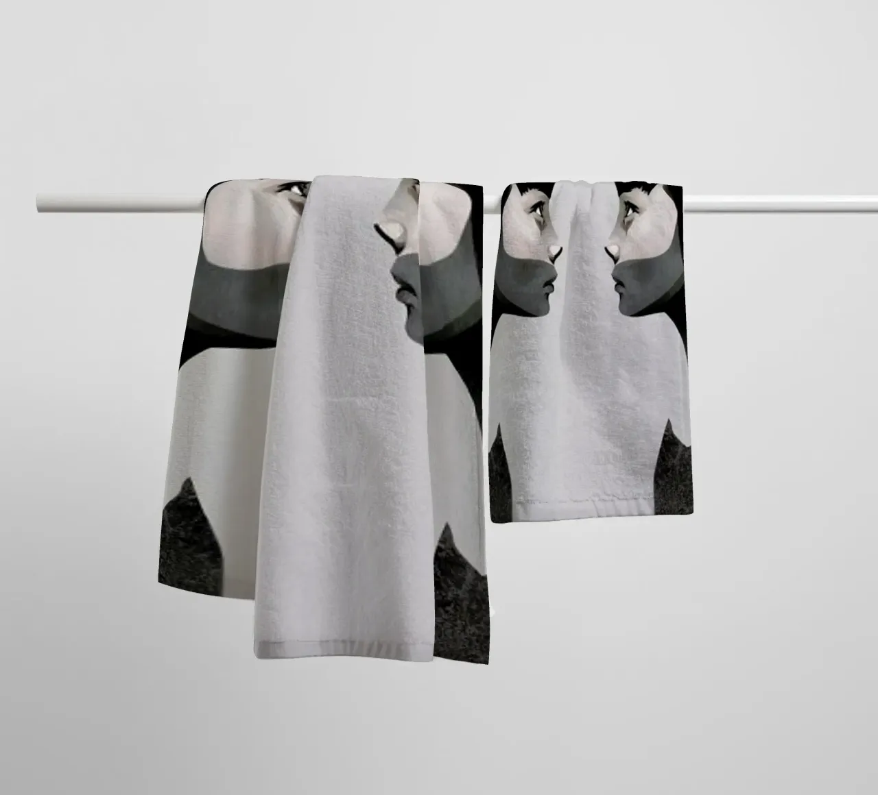 A Reflection towel by Ruben Ireland