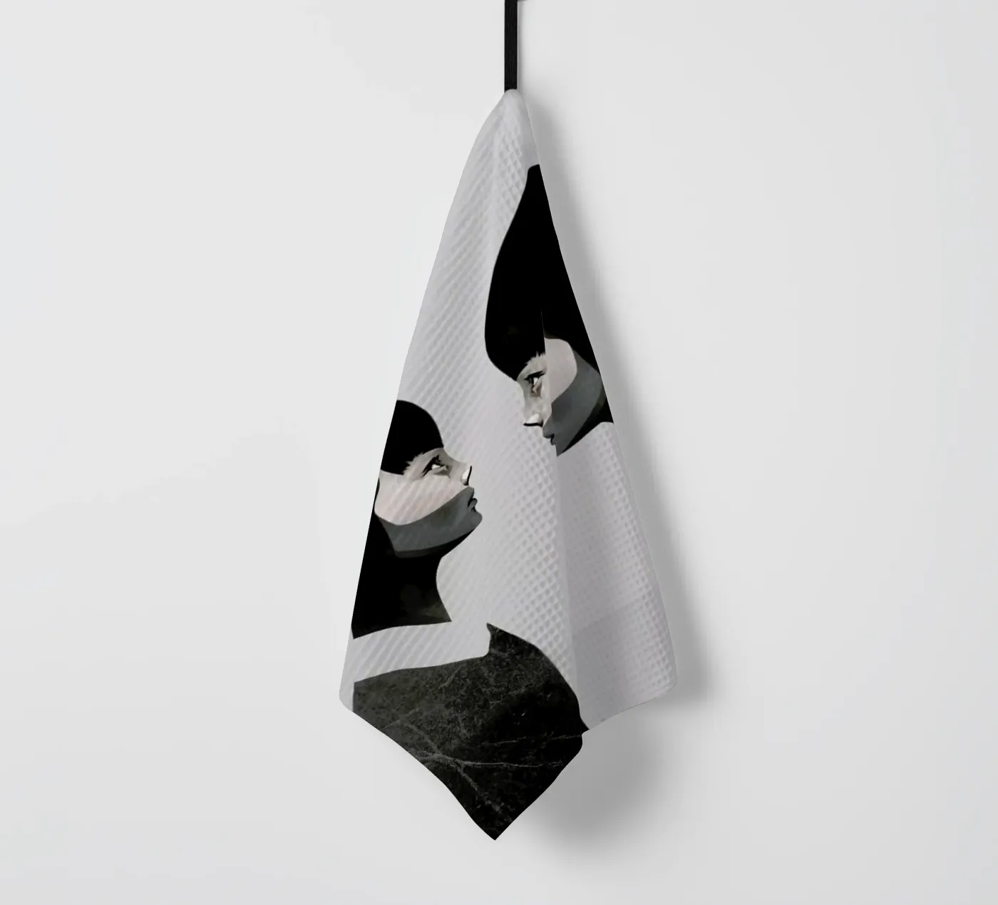 A Reflection tea towel by Ruben Ireland