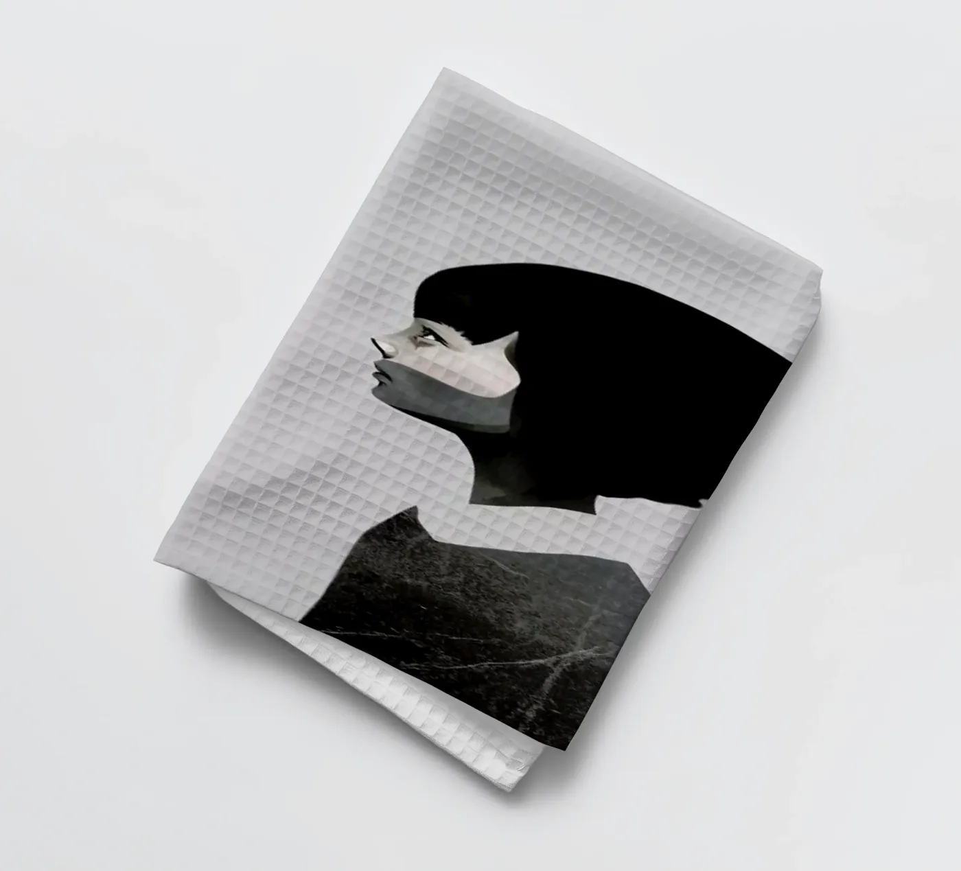 A Reflection tea towel by Ruben Ireland