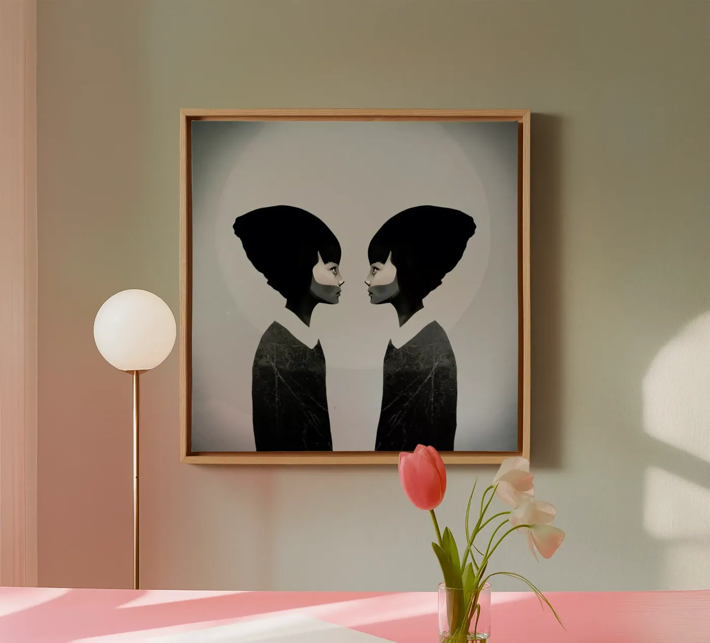 A Reflection toile de Ruben Ireland