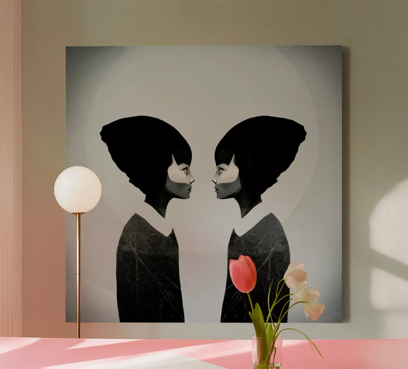 A Reflection toile de Ruben Ireland