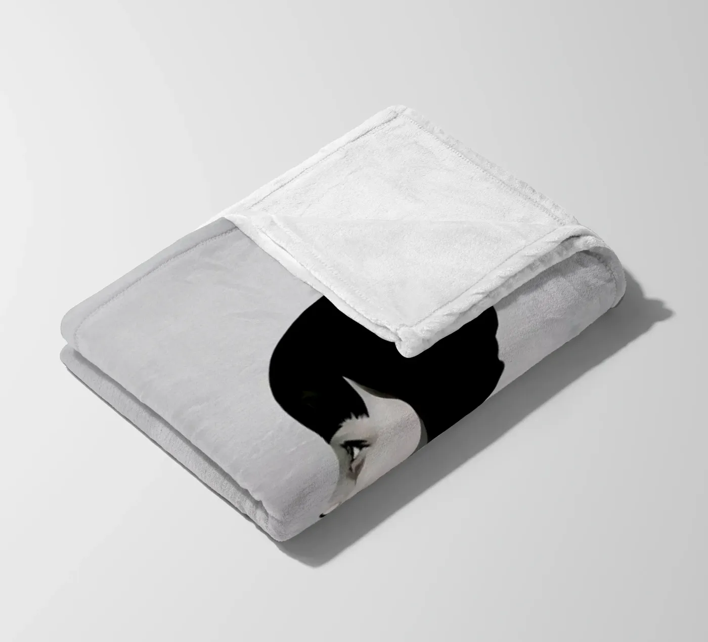 A Reflection fleece blanket by Ruben Ireland