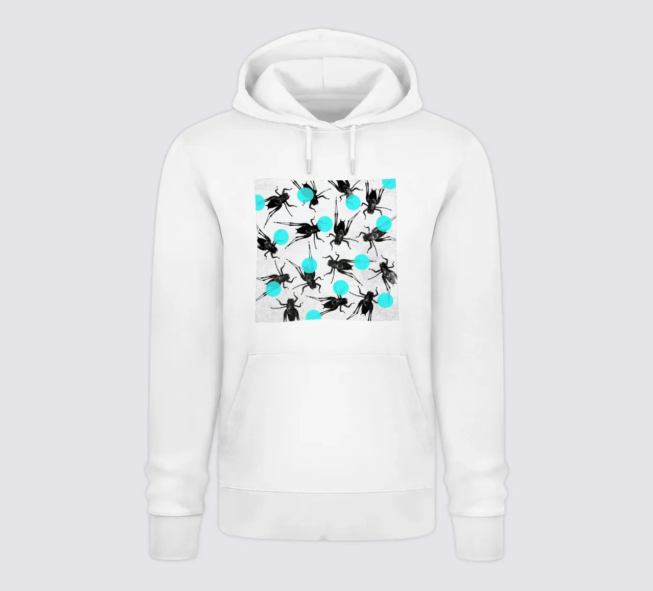 Grasshoppers and Dots felpa con cappuccio da Elisabeth Fredriksson