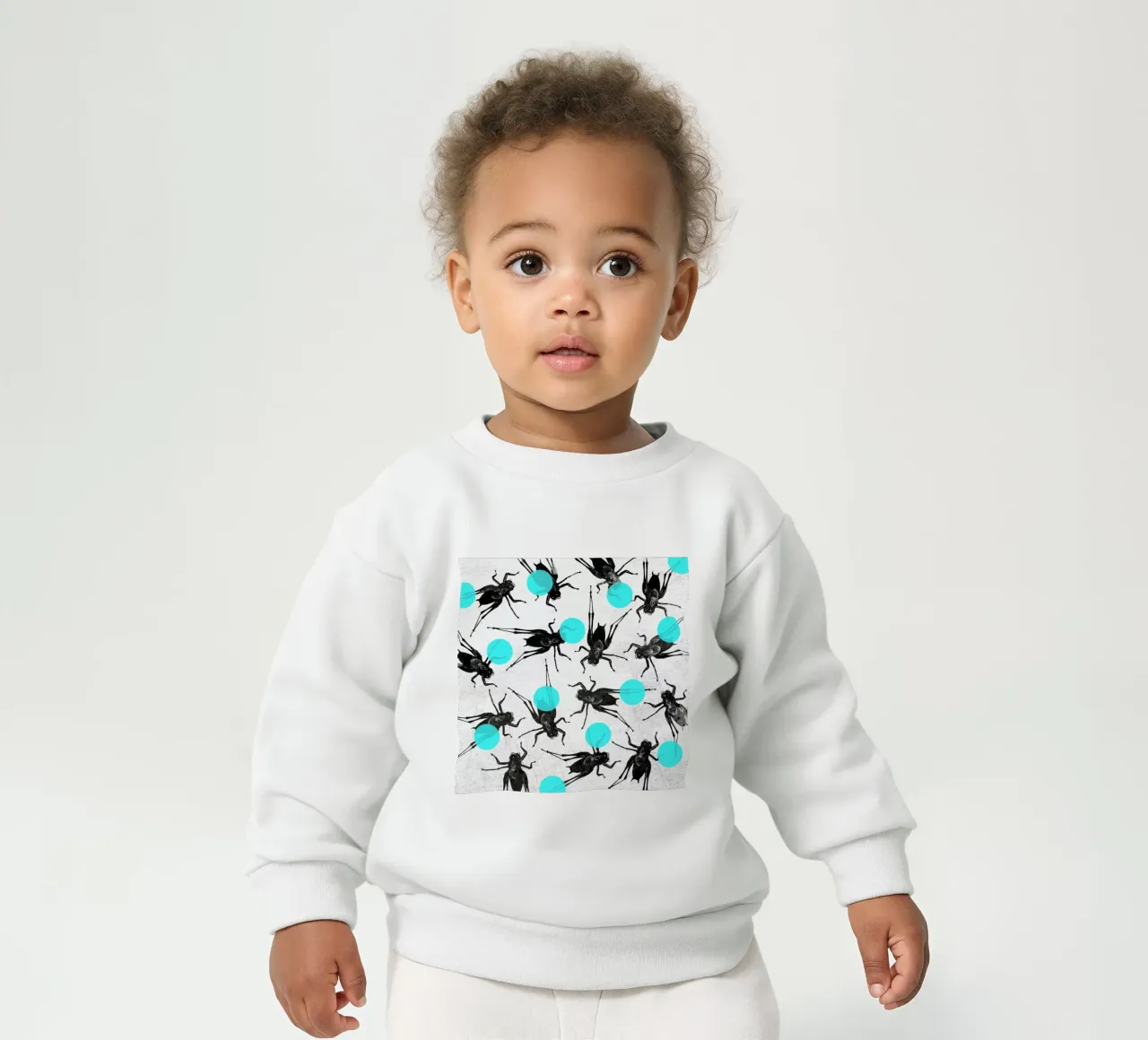 Grasshoppers and Dots felpa neonato da Elisabeth Fredriksson