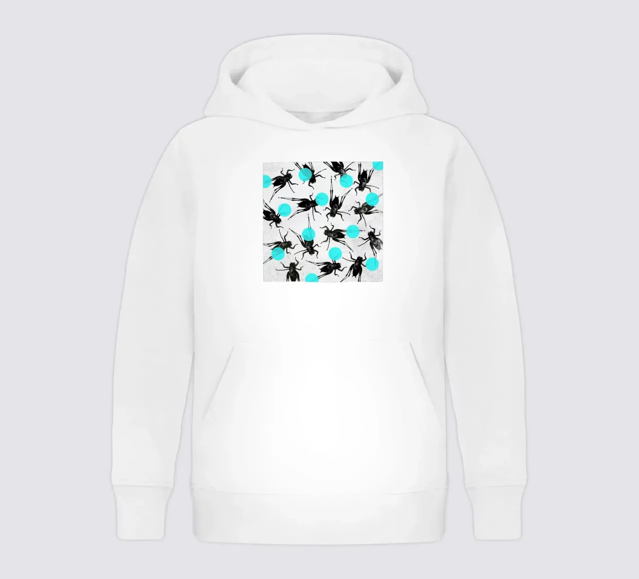 Grasshoppers and Dots felpa bambino con cappuccio da Elisabeth Fredriksson