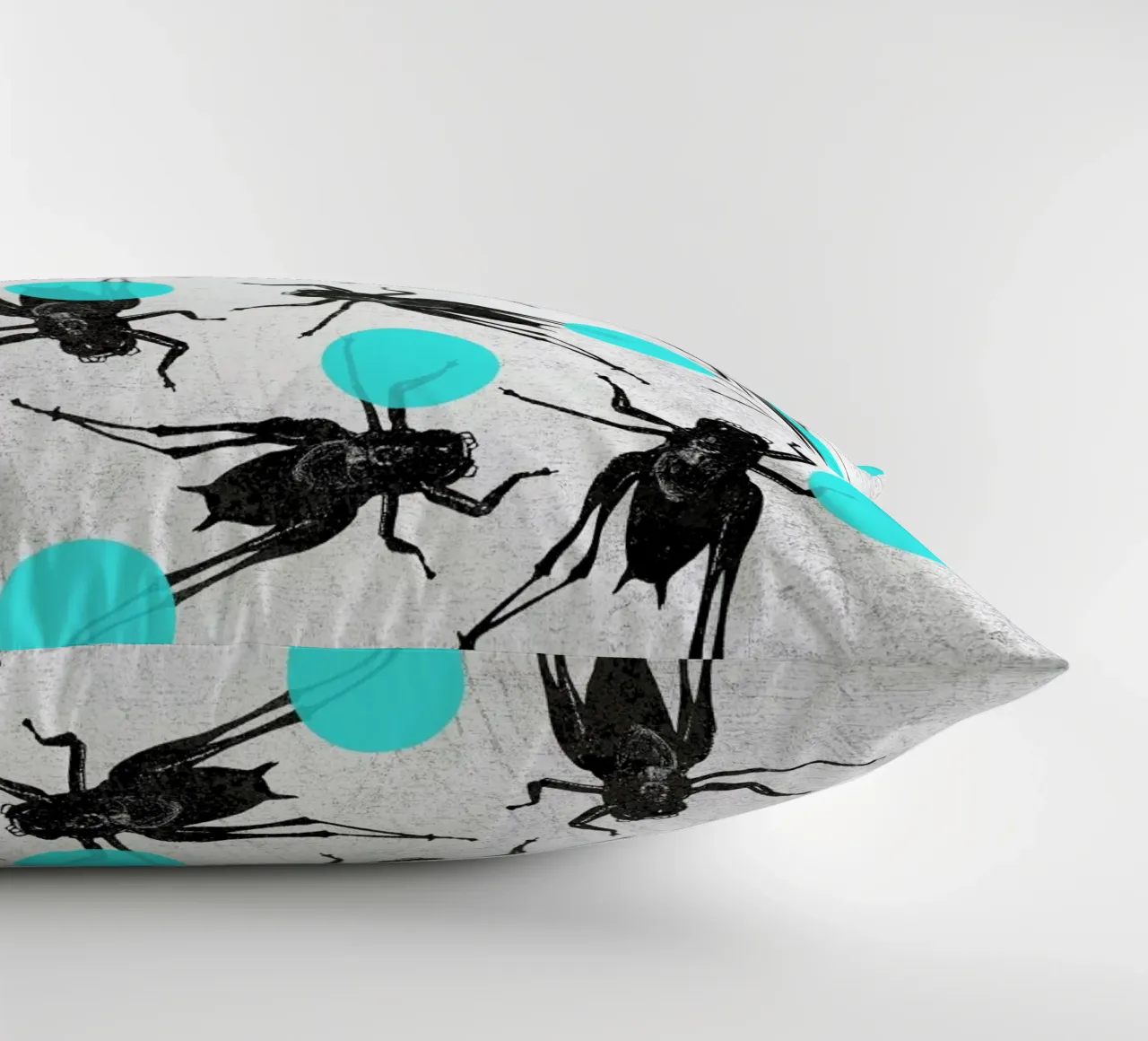 Grasshoppers and Dots cuscino da Elisabeth Fredriksson