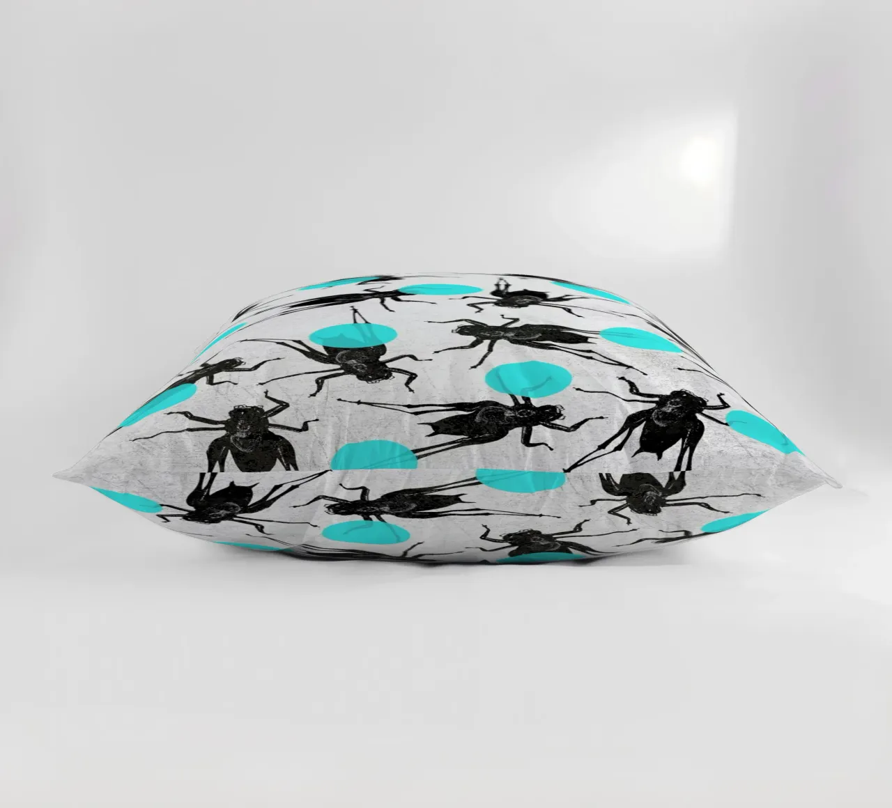 Grasshoppers and Dots cuscino da Elisabeth Fredriksson