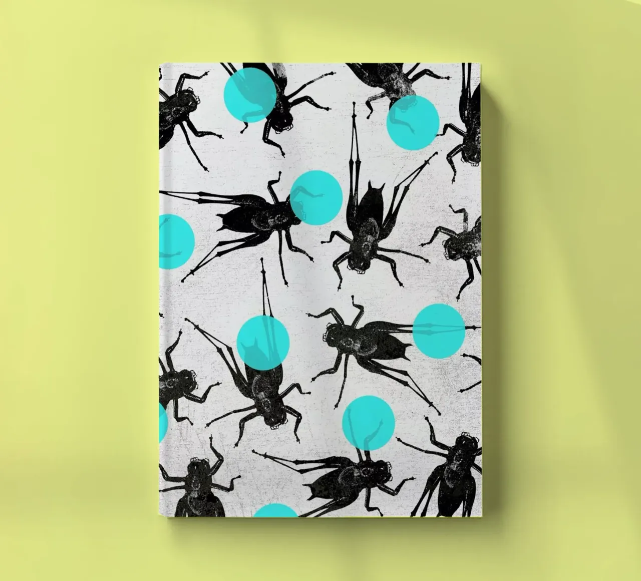 Grasshoppers and Dots notebook by Elisabeth Fredriksson