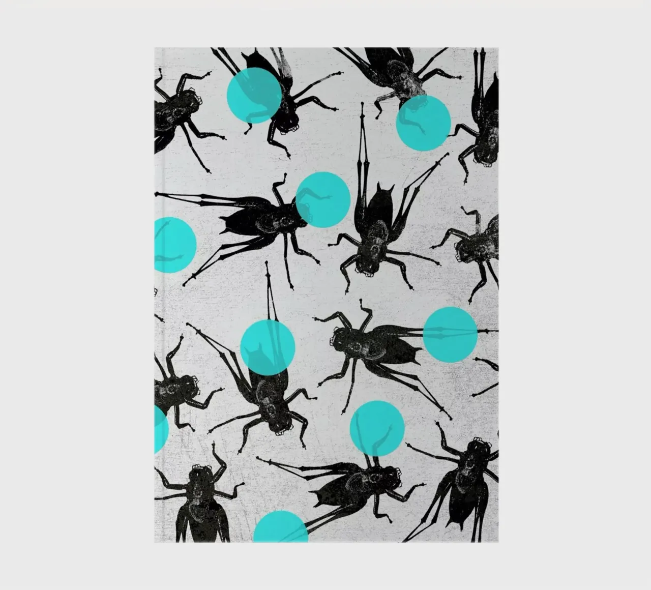 Grasshoppers and Dots notebook by Elisabeth Fredriksson