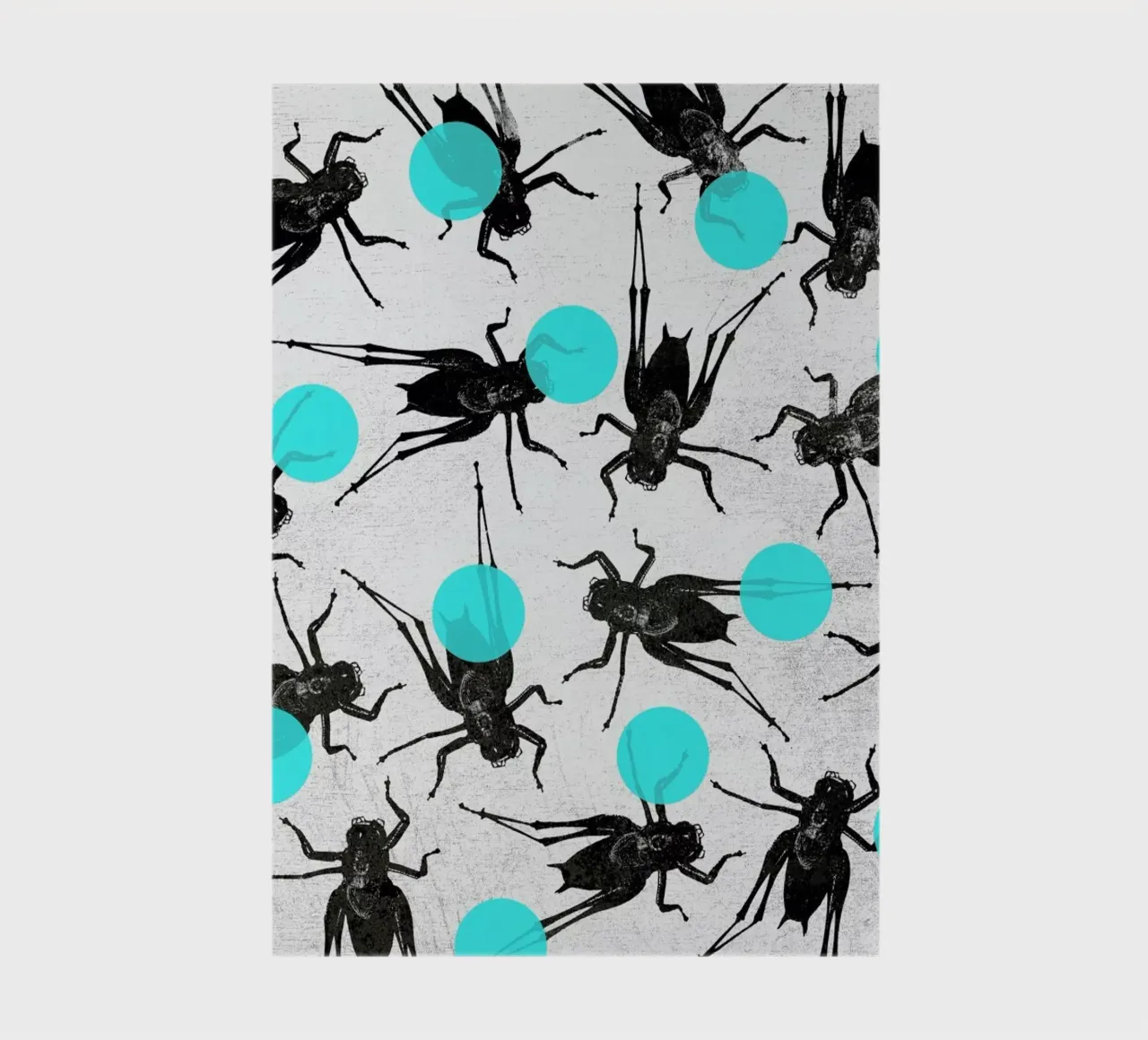 Grasshoppers and Dots notebook by Elisabeth Fredriksson
