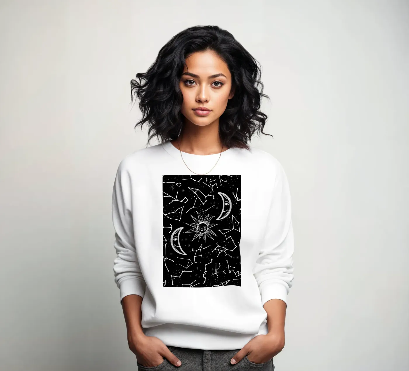 Sterrenpatroon sweatshirt van gulsengunel
