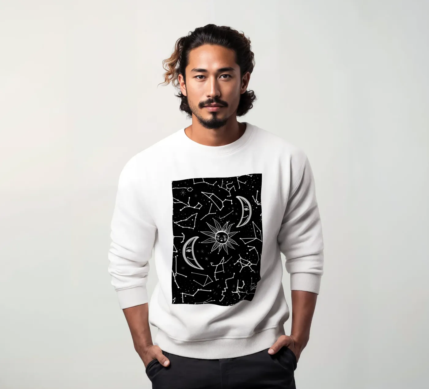 Sterrenpatroon sweatshirt van gulsengunel