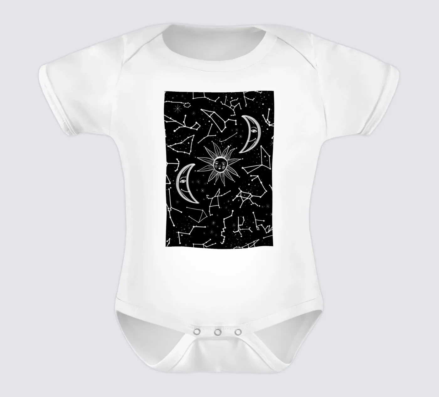 Motif d'étoiles célestes body bébé de gulsengunel