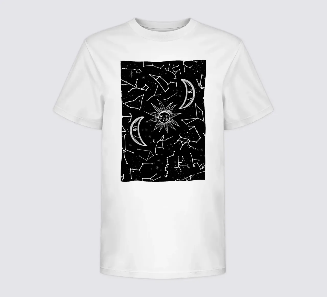 Motivo delle stelle celesti t-shirt bambini da gulsengunel