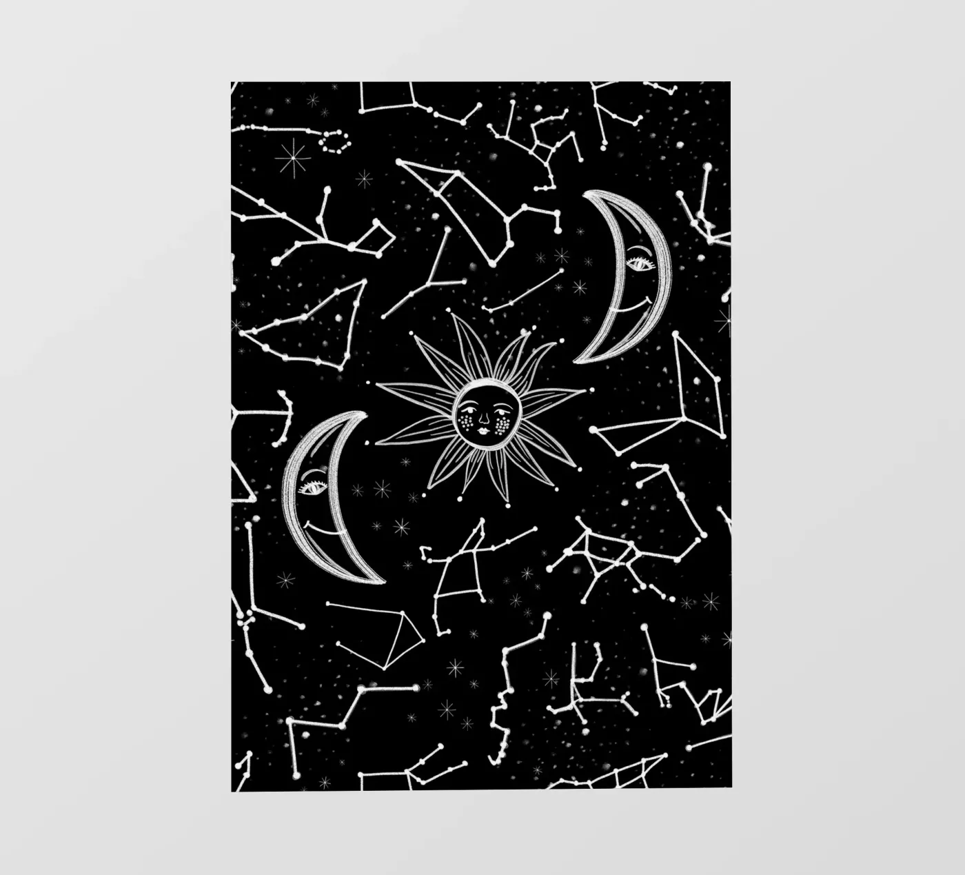 Motivo delle stelle celesti pellicola backlit da gulsengunel