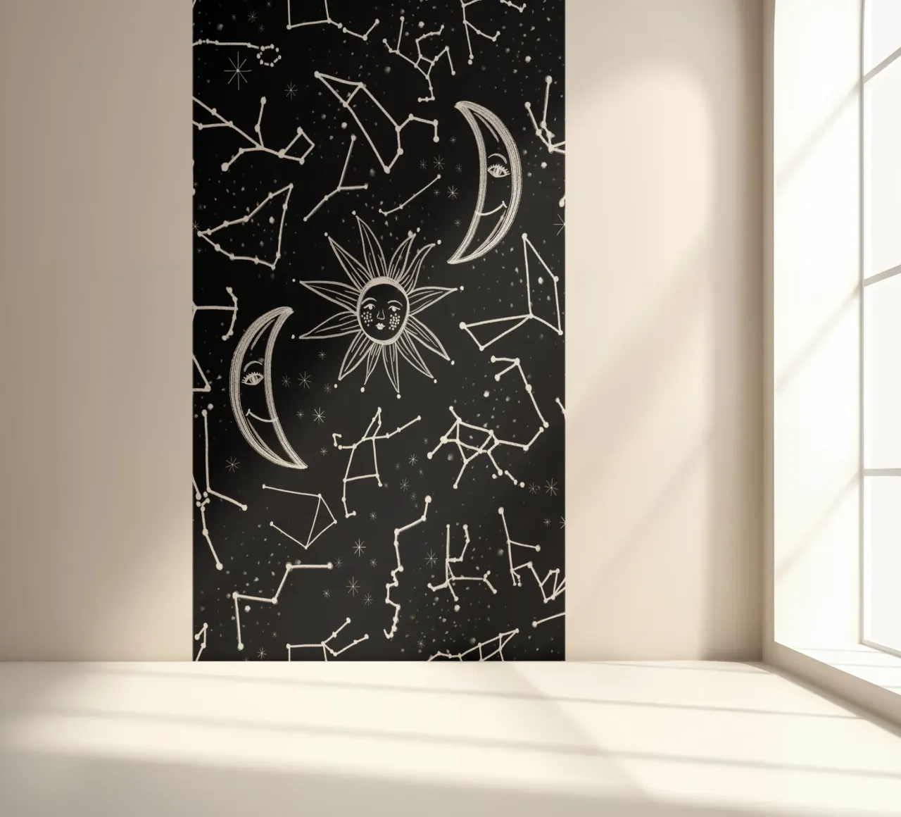 Sterrenpatroon fotobehang van gulsengunel