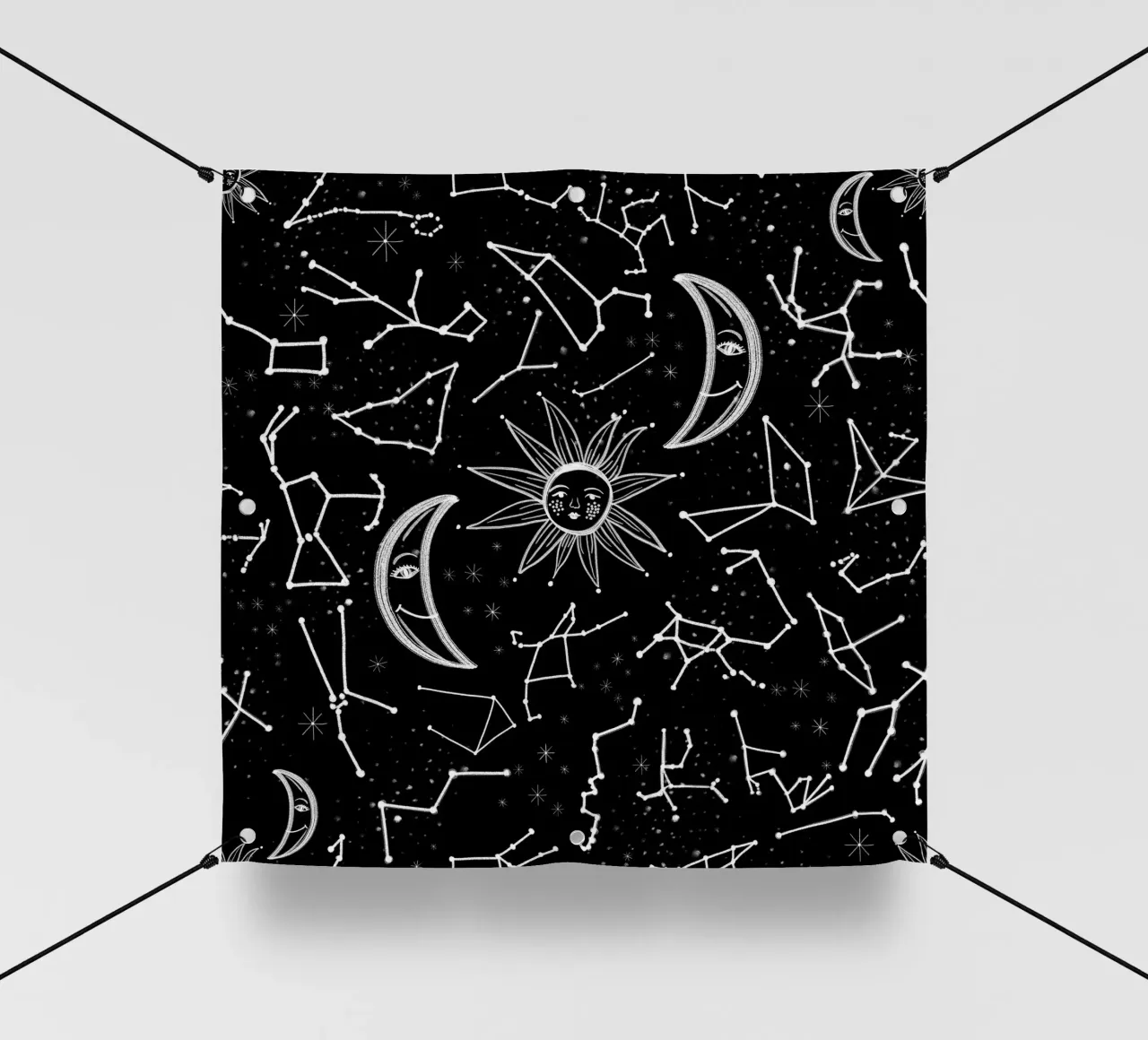 Celestial stars pattern pvc cover by gulsengunel