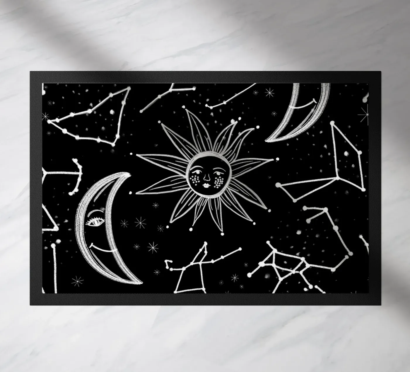 Motif d'étoiles célestes paillasson de gulsengunel