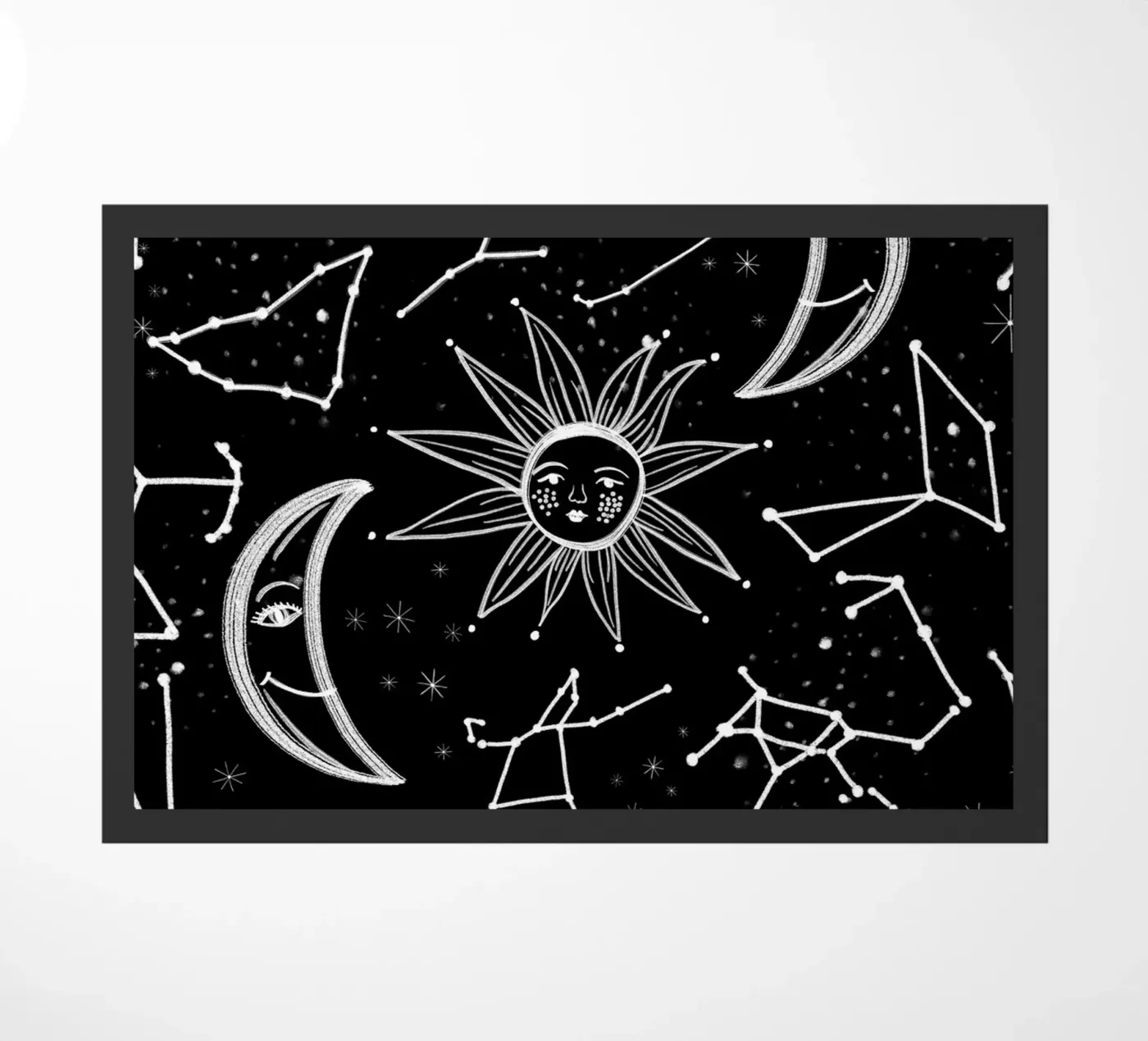 Motif d'étoiles célestes paillasson de gulsengunel