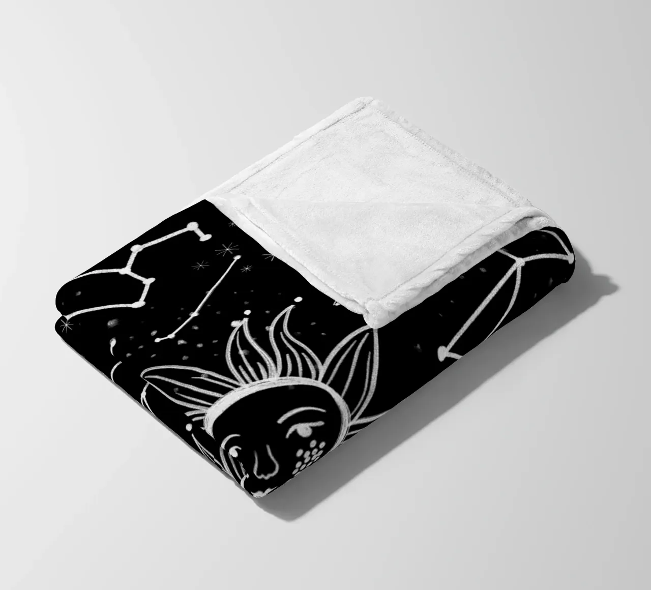 Muster der himmlischen Sterne Fleecedecke von gulsengunel