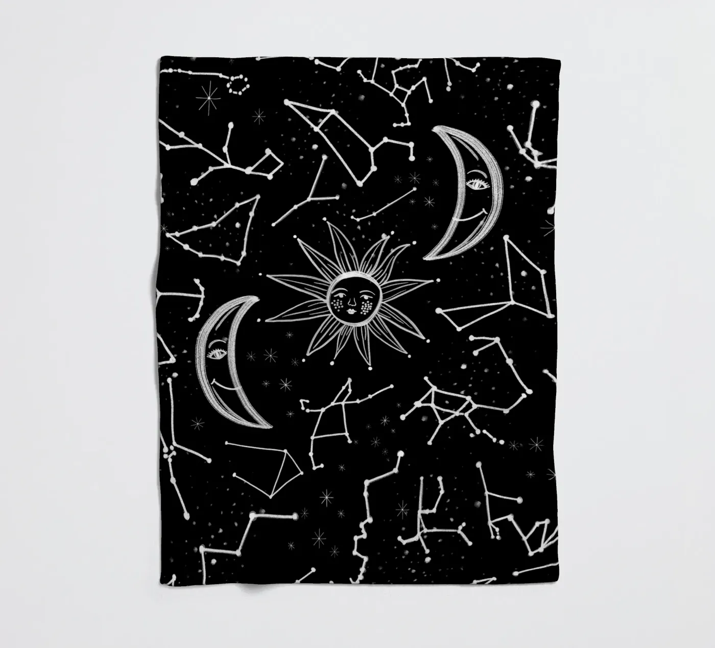 Muster der himmlischen Sterne Fleecedecke von gulsengunel