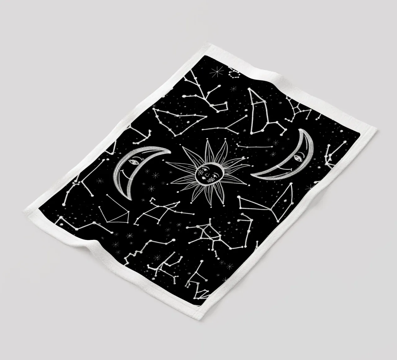 Muster der himmlischen Sterne Fleecedecke von gulsengunel