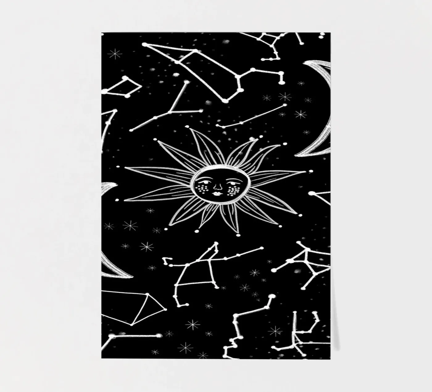 Celestial stars pattern sticker sheet by gulsengunel
