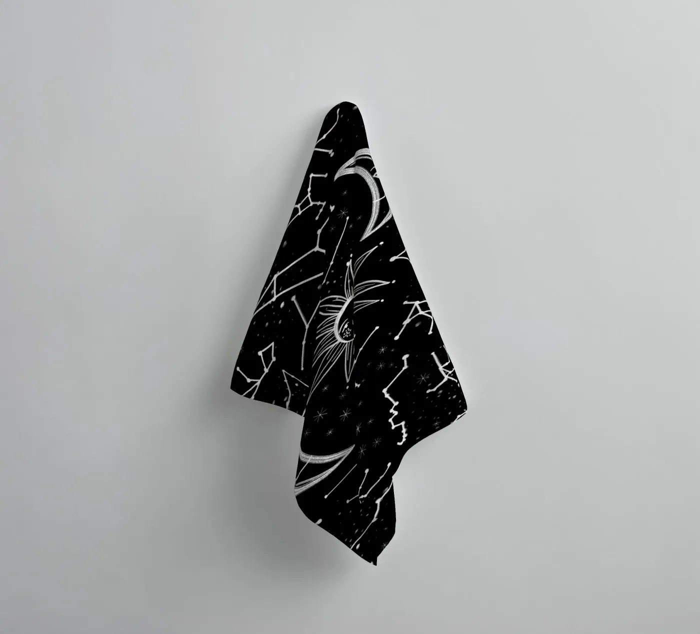 Sterrenpatroon badhanddoek van gulsengunel
