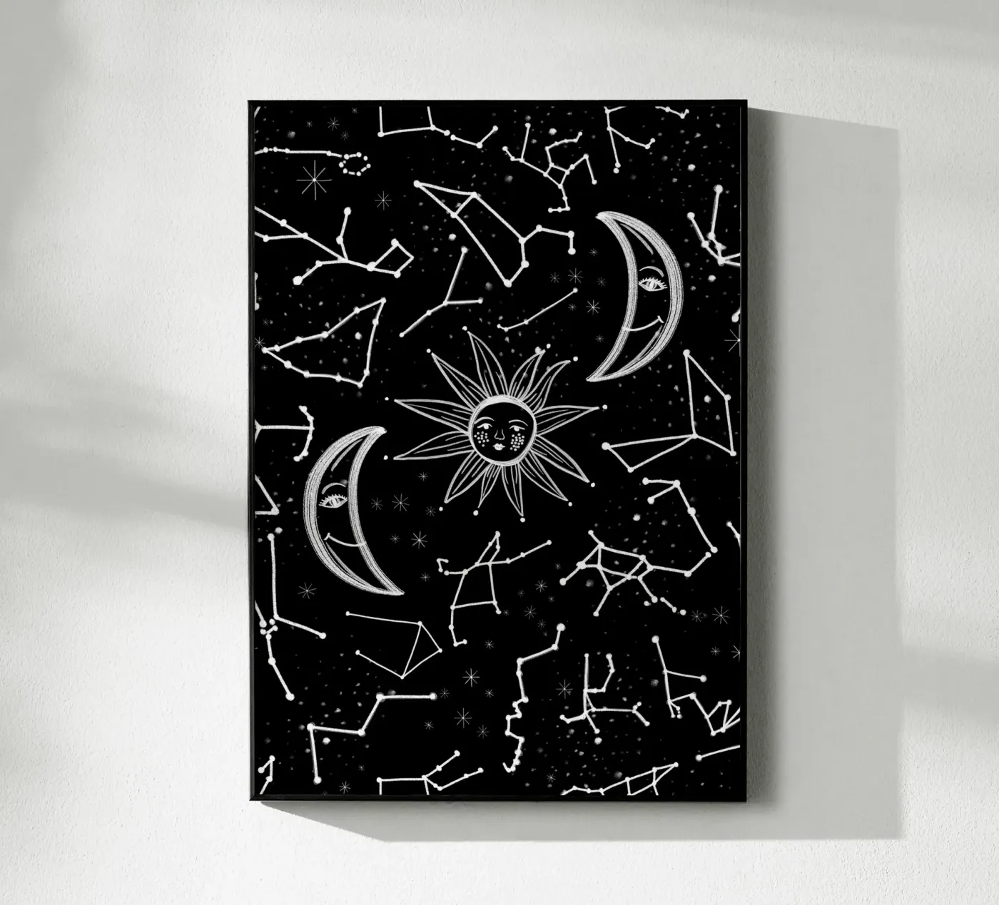 Sterrenpatroon acryl van gulsengunel