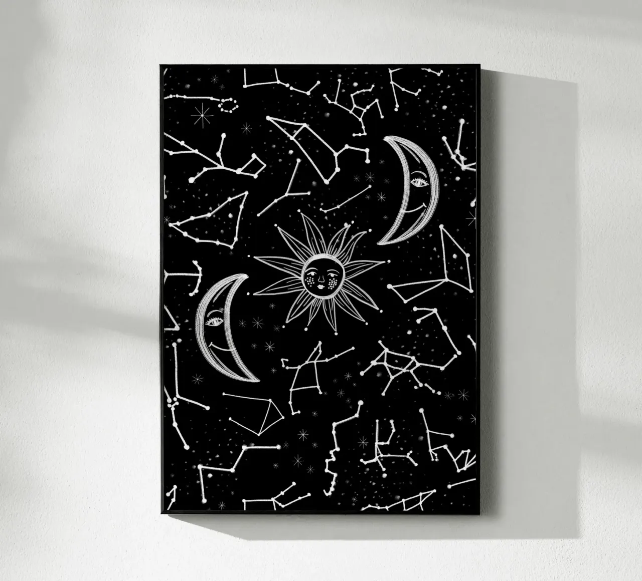 Celestial stars pattern plexiglas de gulsengunel