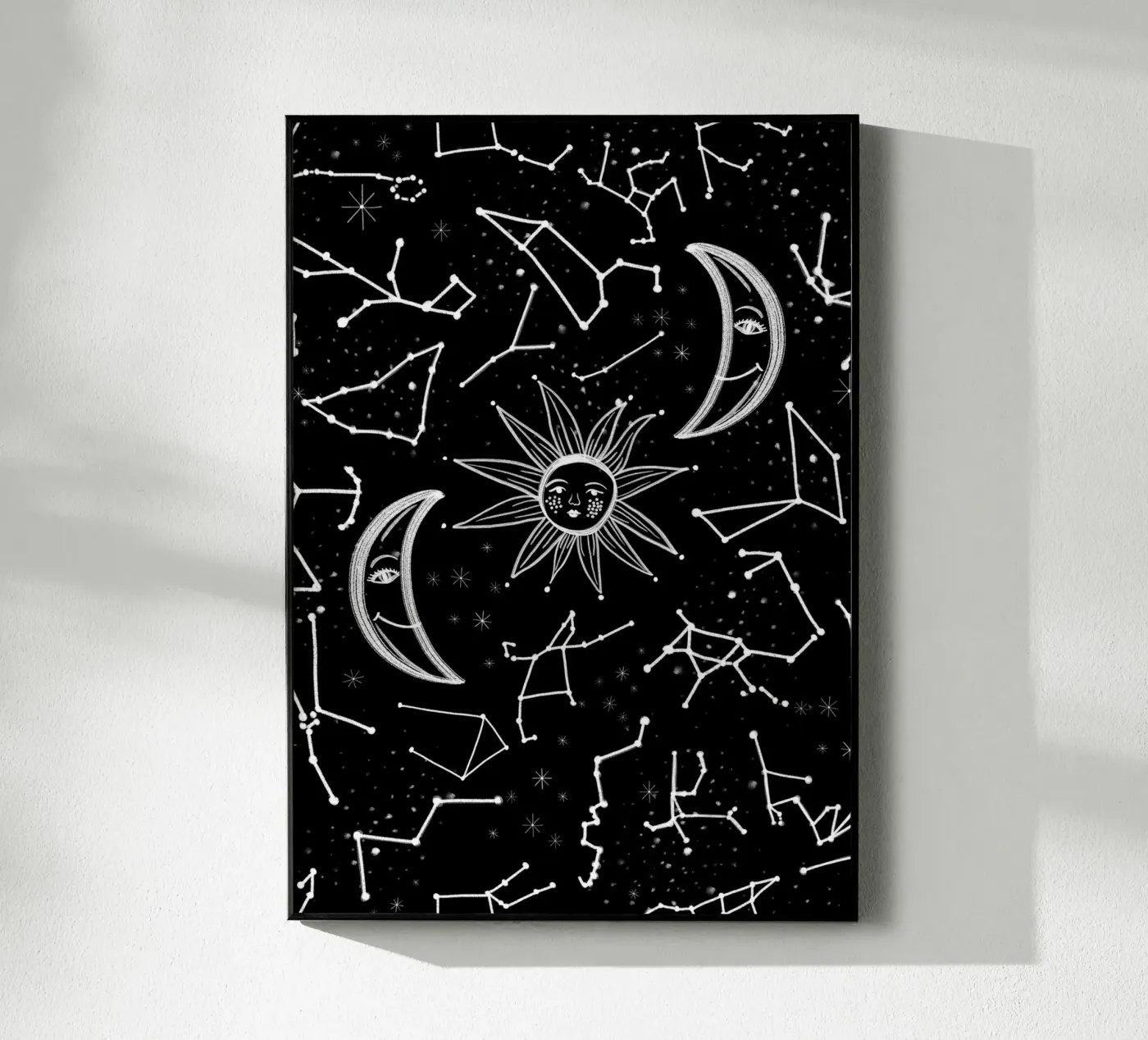 Motivo delle stelle celesti plexiglass da gulsengunel