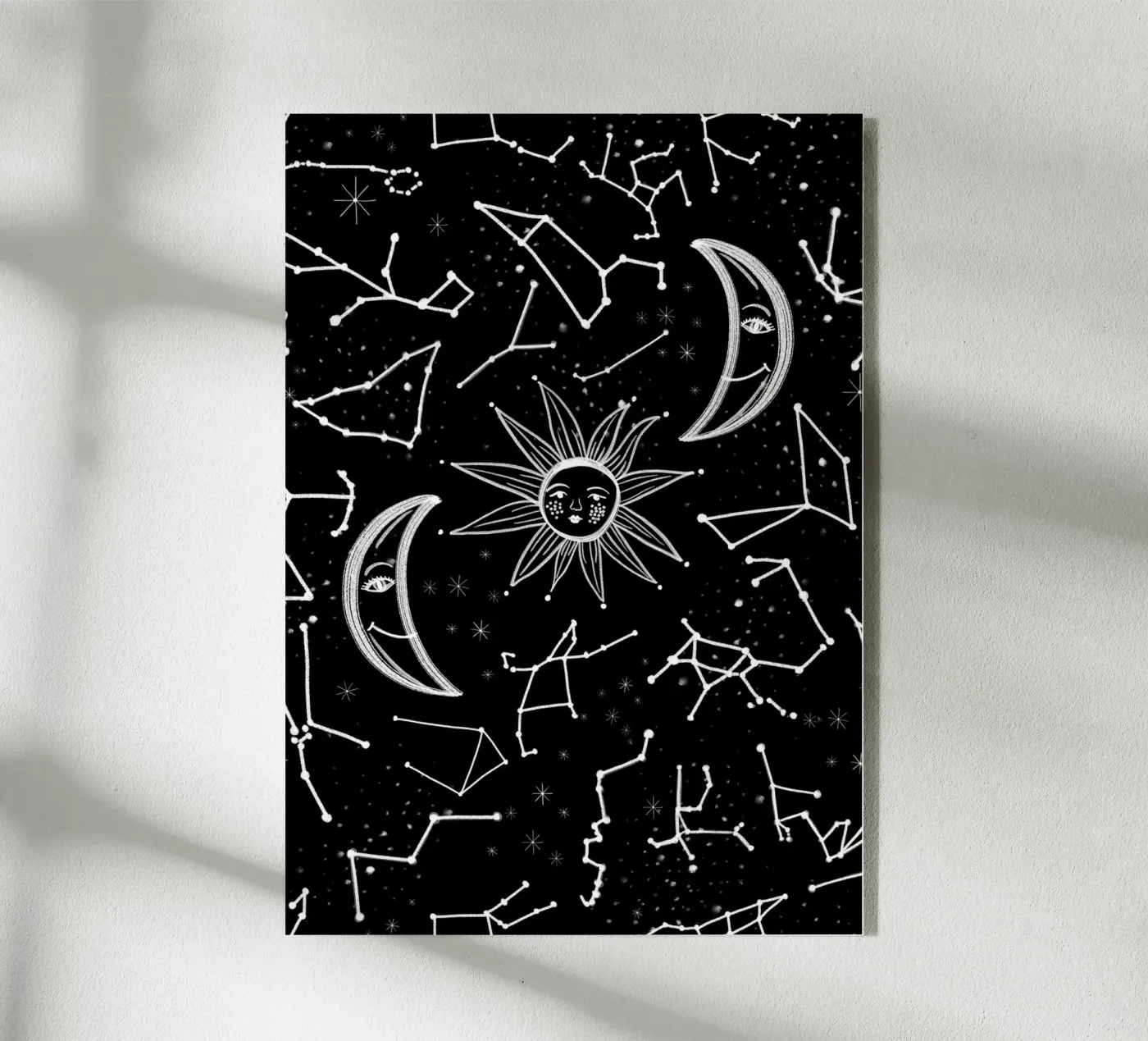 Sterrenpatroon acryl van gulsengunel