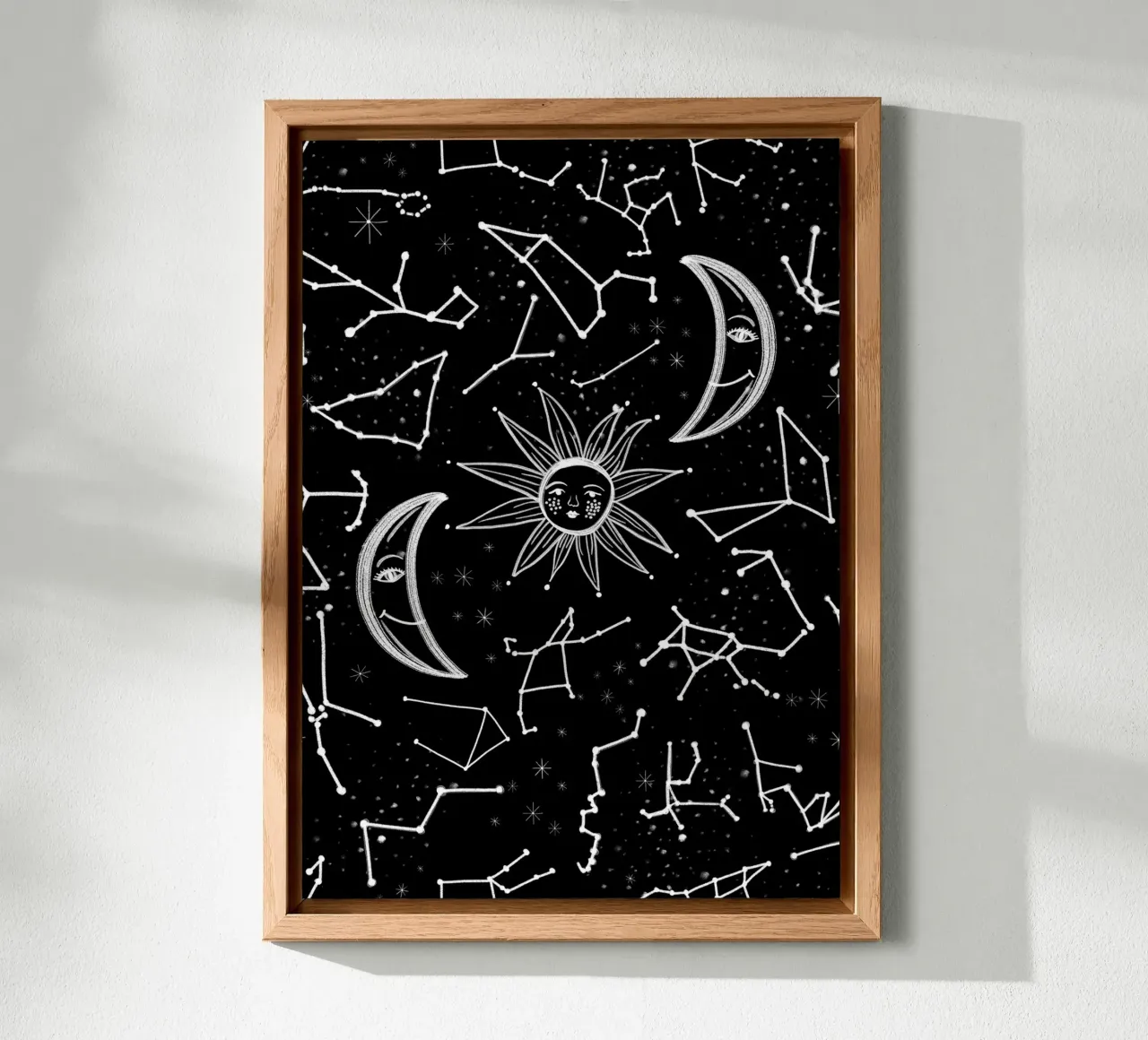 Celestial stars pattern forex plate by gulsengunel