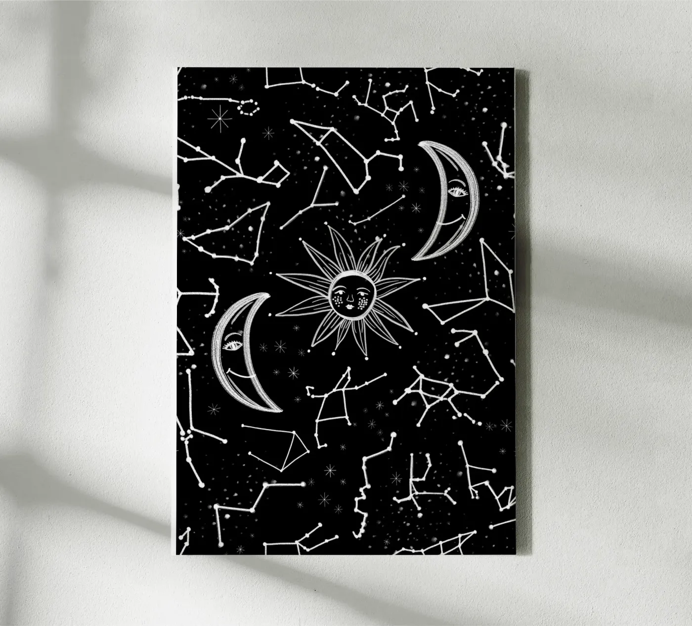 Celestial stars pattern tela da gulsengunel