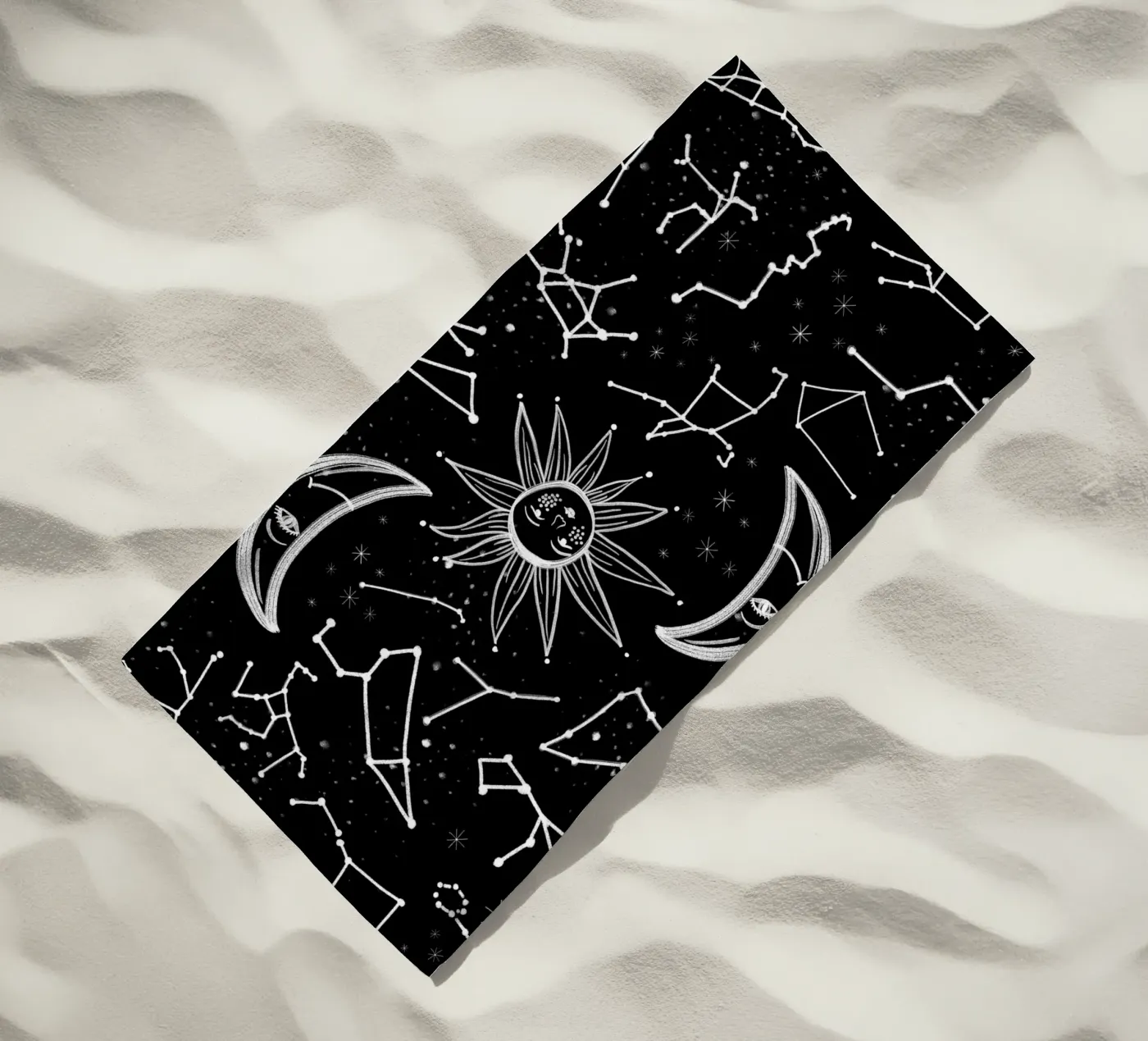 Motivo delle stelle celesti telo mare da gulsengunel