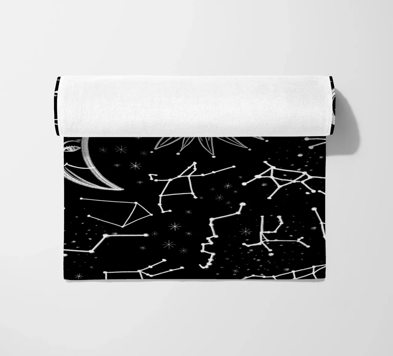 Motivo delle stelle celesti telo mare da gulsengunel