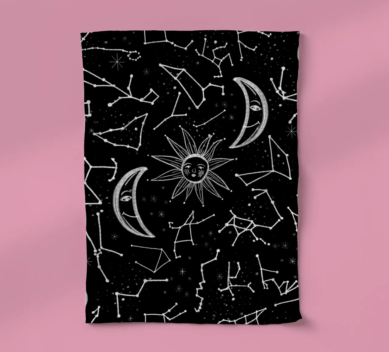 Motif d'étoiles célestes torchon de gulsengunel