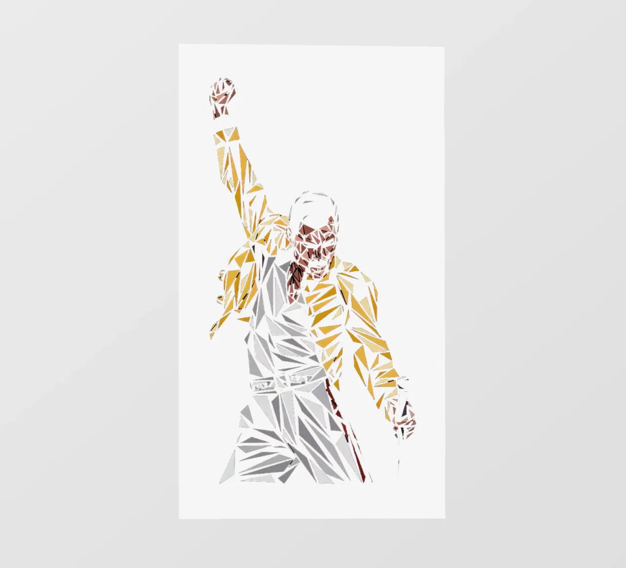 Freddie Mercury pellicola backlit da williamsshop