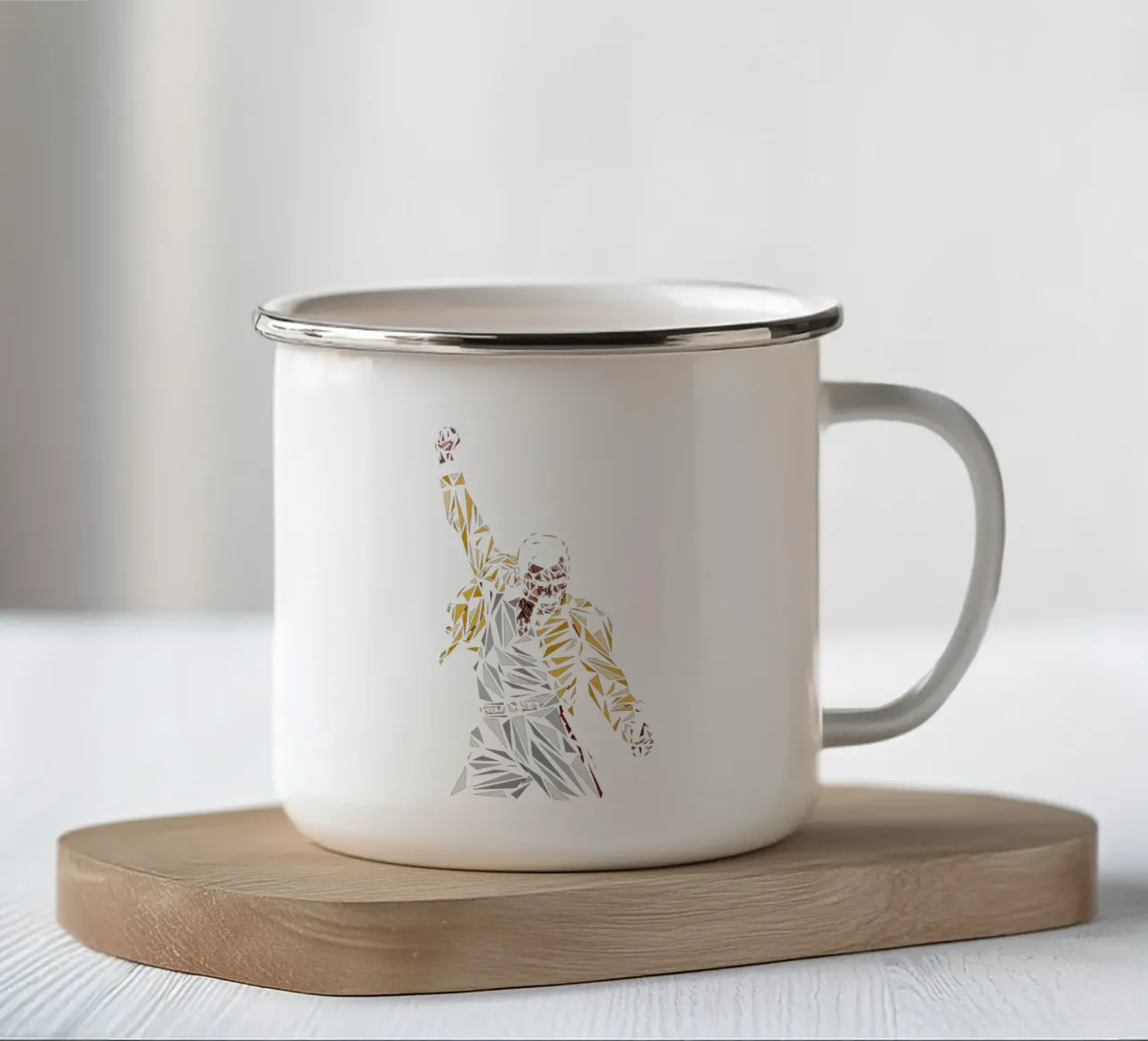 Freddie Mercury tazza in smalto da williamsshop