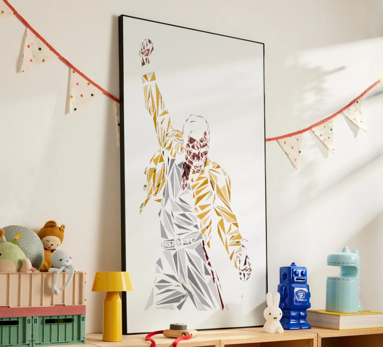 Freddie Mercury alluminio dibond da williamsshop